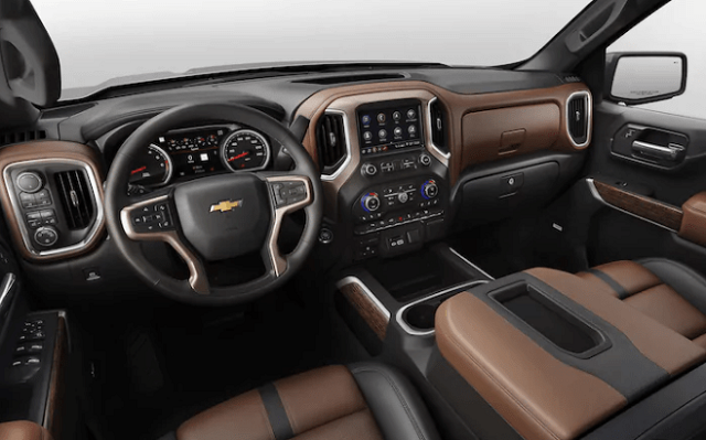 2019 Chevy Silverado 1500 LT Trail Boss interior