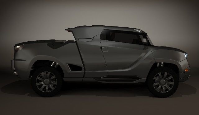 Infiniti Pickup Truck Concept side view