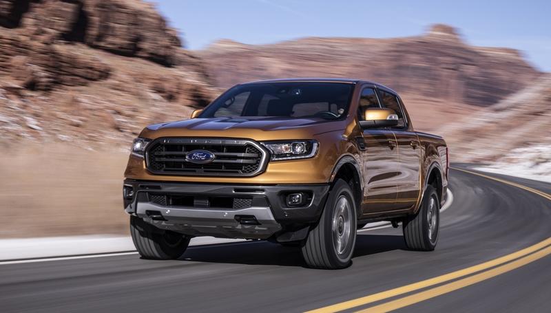 2020 Ford Ranger front view