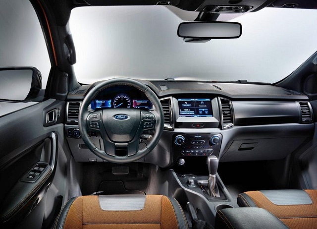 2020 Ford Ranger interior