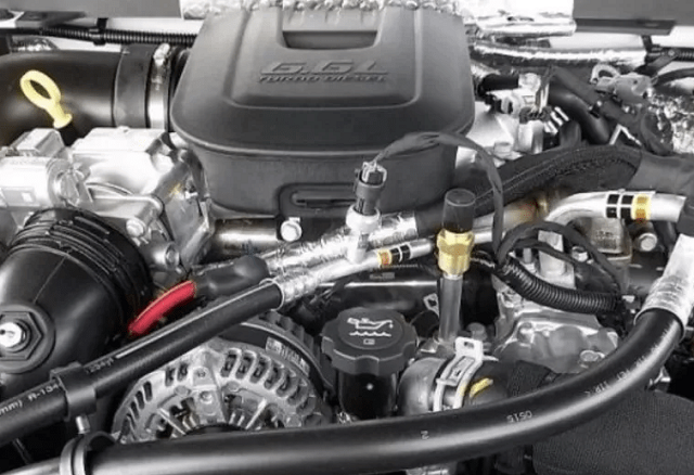 2020 Chevy Kodiak engine